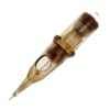 Tattoo cartridge needle for precise lining in tattooing.