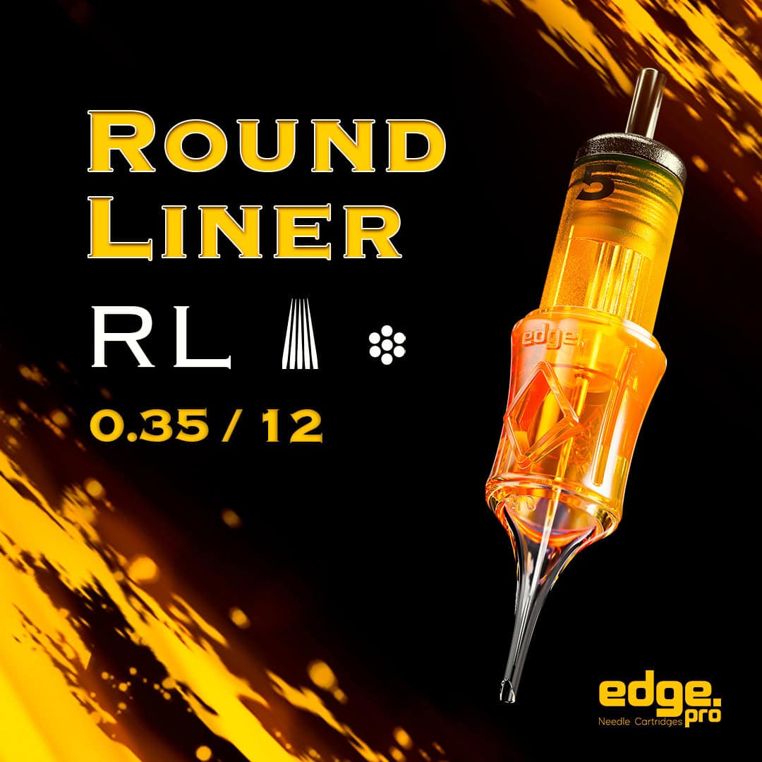 Edge Pro Needle Cartridges Round Liner 0,35 1 edge round liner 0.35
