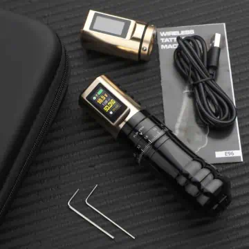 Solong E96 - Black & Gold 14 solong e 96 wireless tattoo machine