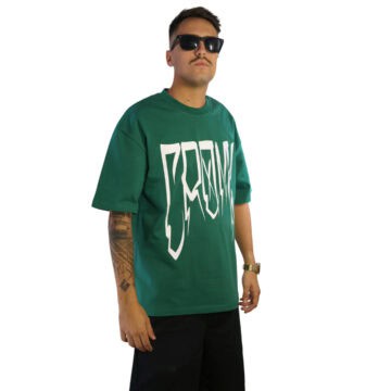 T-Shirt Croma Lettering Green 2025