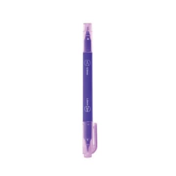 Purple surgical marker with dual tips for tattooing and skin marking.
