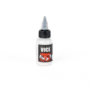 Tattoo ink bottle Vice Colors El Gato Blanco 30ml for professional tattooing.