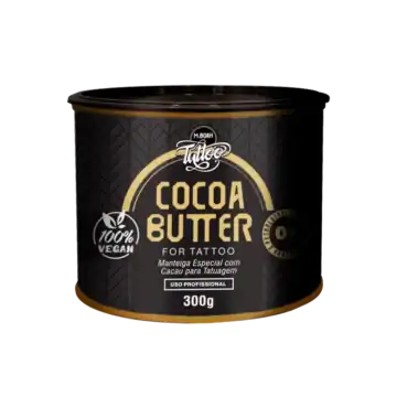 Mboah Cocoa Butter 300g for tattoo skin care and healing.