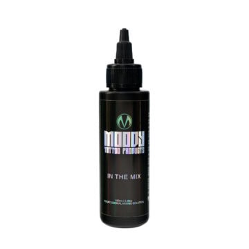 Moody In The Mix 100ml tattoo ink bottle for professional use.