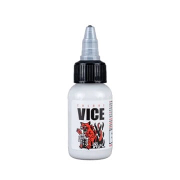 Tattoo ink bottle Vice Colors El Gato Patrón 30ml for professional tattooing.