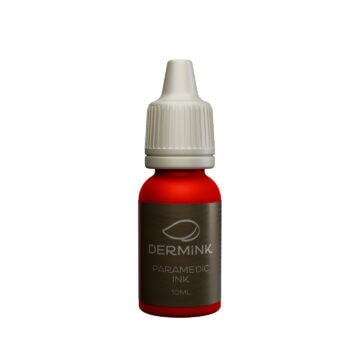 Dermink Caliente tattoo ink 10ml for professional tattooing.