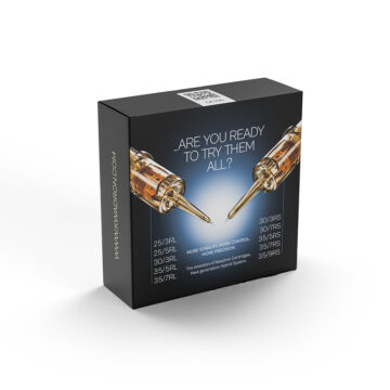 Kwadron Top10 Hybrid Pack Cartridges 6 Kwadron hybrid tattoo cartridges for professional use.