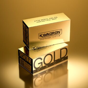 Kwadron Gold Pack Cartridge System 10 Cartuchos Kwadron Gold Pack para tatuagens de alta qualidade.