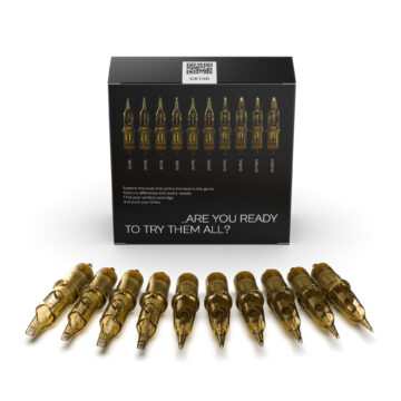 Kwadron Top10 Pack Cartridges 7 Cartuchos de tatuagem Kwadron Top10 com agulhas de alta qualidade.