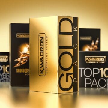 Kwadron Gold Pack Cartridge System 11 Cartucho Kwadron Gold Pack para tatuagens de alta qualidade.